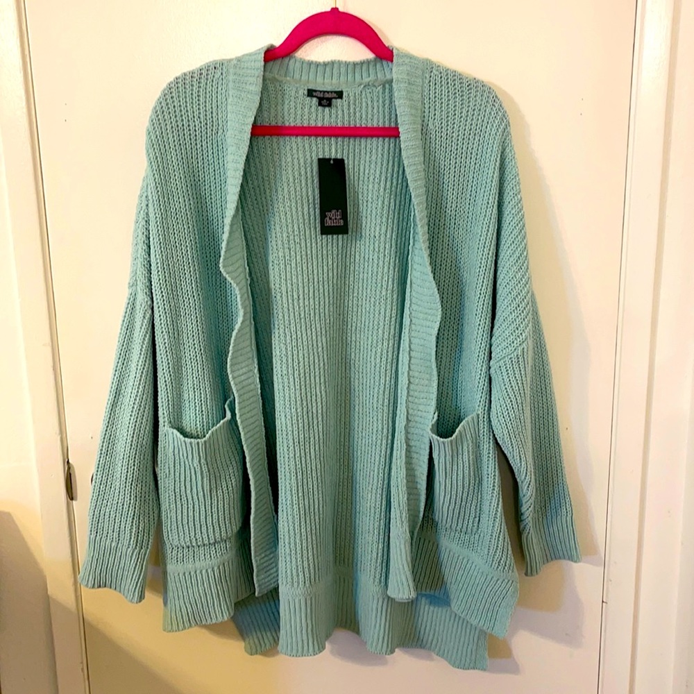 NWT Mint large pocket knit cardigan